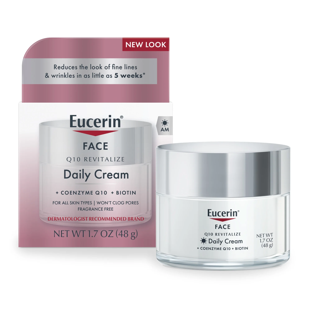 Eucerin Q10 Anti-Wrinkle Face Cream 48g, Eucerin Q10 Anti-Wrinkle Face Cream ราคา ,Eucerin Q10 Anti-Wrinkle Face Cream รีวิว ,Eucerin Q10 Anti-Wrinkle Face Cream - Fragrance Free, Moisturizes for Softer Smoother Skin